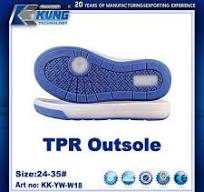 Lightweight TPR EVA Outer Sole Practical Wear Resistant For ...