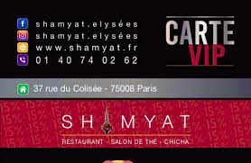 Salon de thé chicha paris. Shamyat Elysee Chamyate Twitter