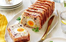 It comes at a time when life is blossoming and the rays of the sun have a new sparkle. Chicken And Pork Terrine With Egg Centre Recipe Myfoodbook