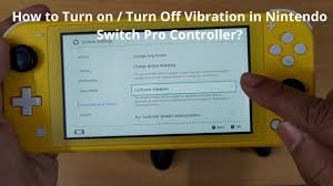 Pro controller won't turn on. How To Turn On Turn Off Vibration In Nintendo Switch Pro Controller Youtube