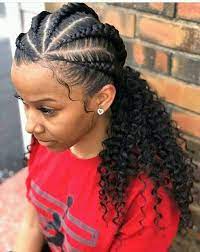Braided Cornrows Mixed Girl Hairstyles Cornrows Braids For Black Women Cornrow Hairstyles