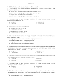 Ppt materi ipa kelas 7 8 9 smp mts kurikulum 2013 lengkap. Soal Pemuaian Kelas 4 Sd