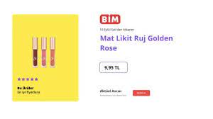 golden rose mat likit ruj makyaj malzemesi rujlar makyaj canim kizim