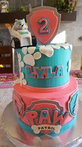 Birthday Cake Ideas For 15 Year Old Boy Paw Patrol Skye Everest Girl Cake For My 2 Year Old Daughter Jungle Birthday Cakes 2 Year Old Birthday Cake Paw Patrol Party Cake