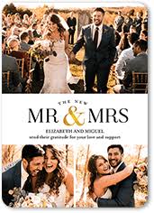 It makes the job easier. Wedding Thank You Cards Shutterfly Page 1