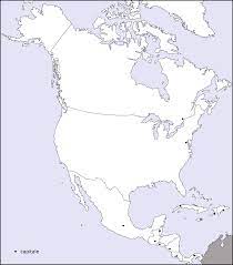 Scurta descriere america de nord: Harta Harta Muta America De Nord
