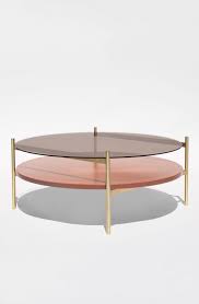 Duotone Circular Coffee Table Brass Frame Bronze Glass Rust Mosaic Circular Coffee Table Brass Coffee Table Coffee Table