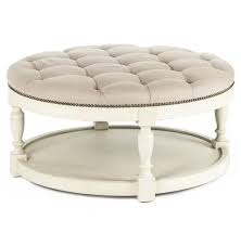 Trust ashley furniture homestore to bring your space to life. Marseille French Country Cream Ivory Linen Round Tufted Coffee Table Ottoman Kathy Kuo Home