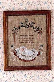 Told In A Garden Baby In A Basket Cross Stitch Pattern Cross Stitch Nature Cross Stitch Cross Stitch Fabric