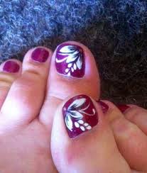 Today, women still use long and fancy nail art designs to convey the same thing. Simple Flower Nail Art Designs For Toes Novocom Top