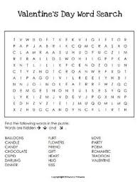 Valentine S Day Word Search One Page Printable For The Valentine S Day Season Or To Use As An Activi Valentines Day Words Esl Teaching Resources Scramble Words
