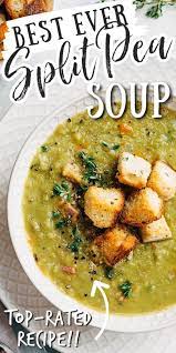 Split Pea Soup With Ham Recipe Pea And Ham Soup Ham Soup Split Pea Soup Recipe