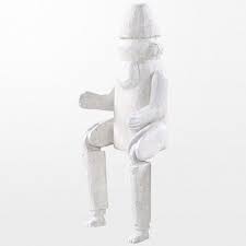 Discover exciting ways to spruce up your home décor with objets déco. Objet En Bois Blanc Representant Un Singe Pour Une Deco Ethnique Chic