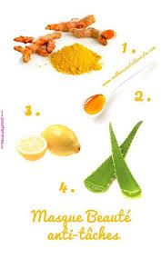 Masque Beaute Anti Taches 4 Ingredients Au Curcuma Au Miel Au Citron Et A L Aloe Vera Antiagingskincare Recette Beaute Masque Curcuma Curcuma Visage
