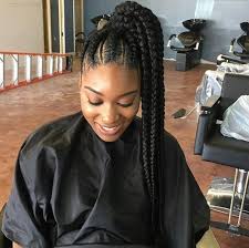 Pin By Misty Chaunti On Braided Up Goddess Braid Ponytail Braided Hairstyles Natural Hair Styles