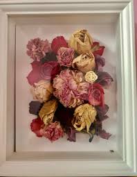 Preserve your wedding bouquet with this modern, elegant wedding bouquet shadow box by following this simple diy tutorial! Febeth Diary Of A Domesticated Blogger Project 3 Dried Flowers In A Shadowbox