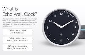 1 min 5 min 10 min 15 min 30 min 45 min 1 hour 2 hour. Amazon Echo Wall Clock Now Available For Purchase Voicebot Ai