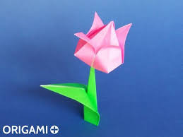 Faire vous aurez besoin d'une feuille de papier carrée. Origami Facile Comment Faire Une Tulipe En Papier Youtube Cute766