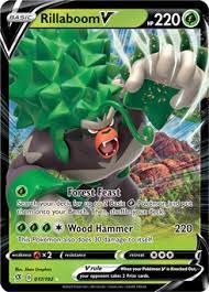 Rillaboom Pokedex Pokemon Cards Cool Pokemon Cards Pokemon Trading Card