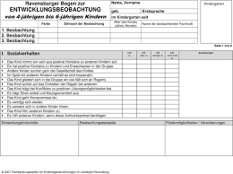 Check spelling or type a new query. Ravensburger Bogen Zur Entwicklungsbeobachtung Von 4 Jahrigen Bis 6 Jahrigen Kindern Pdf Kostenfreier Download
