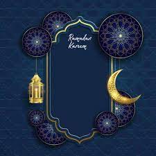 Ramadan Kareem Islamic With Moon And Lantern Latar Belakang Lukisan Keluarga Seni Islamis
