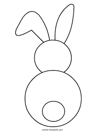 This bunny rabbit art activity is so much fun for toddlers and preschoolers and it makes the perfect easter or spring craft project. 22 Bunny Templates Ideas Bunny Templates Easter Crafts Easter Diy