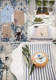Blue White Toile Seersucker That Little Clothespin On The Menu French Country Wedding French Country Wedding Decor French Country Party