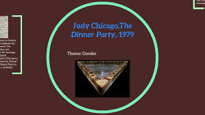 At the beginning of the dinner party, the guests express their differences about an idea. Judy Chicago The Dinner Party 1979 By Paula Wendel