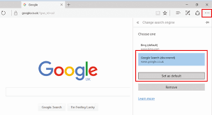 But you do have the option to customize the search engine being used, which means that you can use google as the default search engine in microsoft edge. Change The Search Engine In Edge Which Computing Helpdesk