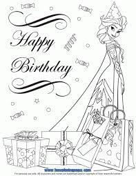 Frozen Cast Elsa In Party Hat Coloring Page Frozen Coloring Pages Birthday Coloring Pages Frozen Coloring