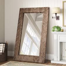 The locker comes with keys so you can lock the storage. Farmhouse Rustic Beveled Glass Floor Full Length Mirrors Birch Lane