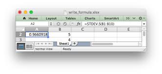 They allow you to do awesome things with excel even if you only have a basic understanding of spreadsheets. Working With Formulas Xlsxwriter Documentation