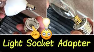 Light Socket Adapter Go From Small Led Bulb E12 Base To Large Standard Bulb E26 E27 Base Review Youtube