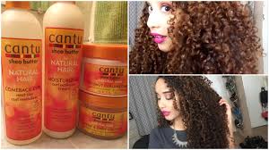 I used two products from their line: Review Cantu Shea Butter In Depth Youtube