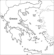 Black And White Outline Map Of Greece Google Search Ancient Greece Map Greece Map Ancient Greece