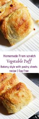 Veg Puff Recipe With Step By Step Photos Sharing Today And Recipe That Was Requested By Many Readers Indian Bakery Recipes Eggless Recipes Vegetarian Snacks