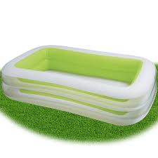 Intex Piscine Gonflable Rectangulaire Pour La Famille 2 62x1 75x0 56m Piscine Rectangulaire Piscine Gonflable Piscine