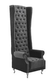 Premier Housewares Tall Porter Chair Wingback Chair Wingback Chair Living Room Velvet Wingback Chair