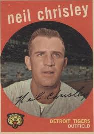 1959 Topps Baseball #189 Neil Chrisley.