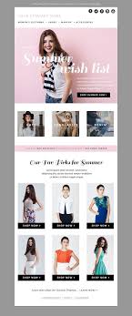 Fashion Email Template Psd Bundle By Jannalynncreative On Creativemarket Mail Newsletter Template Email Newsletter Design Mail Template