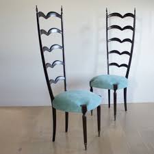 Pair Of Highly Decorative Ladder Back Chairs By Paolo Buffa Ladder Back Chairs Chair Ladder Decor