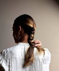 It may seem complicated but is actually really easy. Easy French Braid Ponytail Tuck How To Tutorial Photos Popsugar Beauty