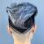 Ice Blue Silver Hair Black Men