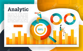 Circle Graph And Bar Chart For Accounting And Business