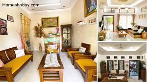 31 sekat partisi ruang tamu ruang keluarga kantor model desain sekat atau pembatas ruangan minimalis modern dari menggabungkan dua ruangan menjadi satu misalnya ruang tamu dan ruang makan dan membatasinya contoh gambar model partisi pembatas ruangan minimalis desain. Inspirasi Ruang Tamu Dengan Furniture Kayu Jati Terkesan Alami Dan Homey Homeshabby Com Design Home Plans Home Decorating And Interior Design