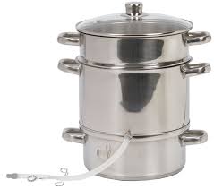 Extracteur De Jus A Vapeur 26 Cm Induction Tom Press Extracteur De Jus Gelee De Coing Jus De Fruit