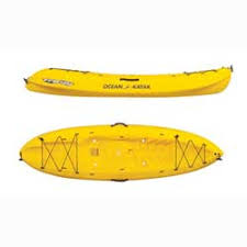 The ocean kayak frenzy kayak performs well on surf, tight rivers, and flat water due to it's short length and built in keel. Ocean Kayak Frenzy Sit On Top Kayak Yellow West Marine