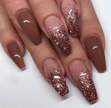 Spring Nail Polish Trends For 2019 Deed A Lot Of Neutral Nails Muted Pink Nails And Even Meta In 2020 Christmas Nails Acrylic Fall Acrylic Nails Acrylic Nails Coffin