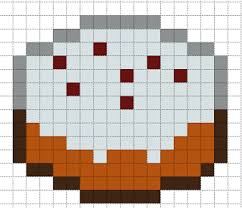 Minecraft Cake Minecraft Pixel Art Pixel Art Pattern Pixel Art Templates