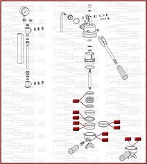 Hier finden sie auch passende ersatzteile für ältere modelle. La Pavoni Explosionszeichnung